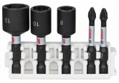 BOSCH Impact Control Schrauberbit- und Steckschlüssel-Set, 5tlg 2608522350