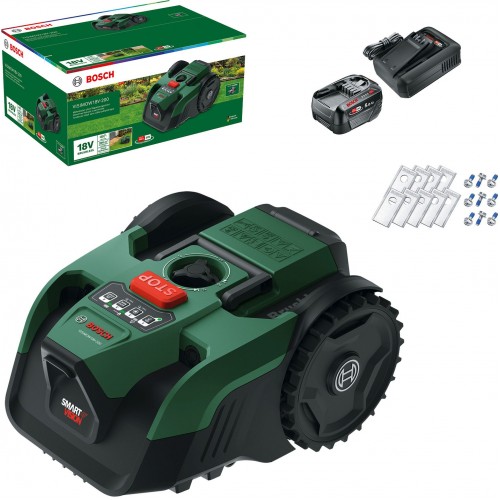 BOSCH VISIMOW18V-200 Akku-Mähroboter, 1x 5,0Ah, Ersatzmesser 06008E1102