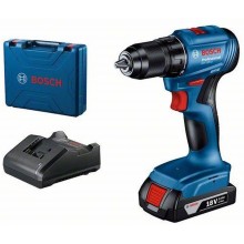 BOSCH GSR 185-LI Akku-Bohrschrauber (1x 18V/2,0Ah) GAL 18V-20 Koffer 06019K3001