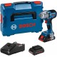 BOSCH GDS 18V-450 PC Akku-Schlagschrauber, L-BOXX, GAL 18-40, 2x 4,0Ah 06019K4102