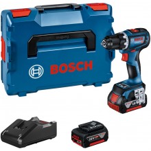 BOSCH GSR 18V-90 C Akku-Bohrschrauber, L-BOXX, GAL 18V-40, 2x Aku 5.0Ah 06019K6002