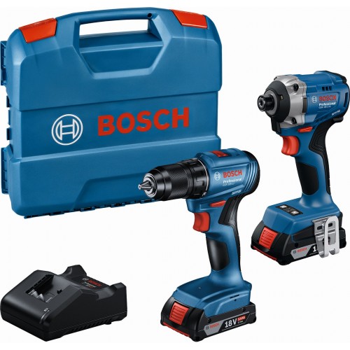 Bosch GDR 18V-215 + GSR 185-LI (2x GBA 18V 2,0Ah; GAL 18V-20; Koffer) 06019N2023 Bosch GDR 18V-215 + GSR 185-LI (2x GBA 18V 2,0Ah; GAL 18V-20; Koffer) 06019N2023