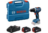 BOSCH GSR 18V-65 PROFESSIONAL Akku-Bohrschrauber, 2× GBA 5.0Ah, L-Case 06019N3232