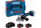 BOSCH GWS 18V-11 PROFESSIONAL Akku-Winkelschleifer, 2x GBA 18V 5.0Ah, L-BOXX 06019N4103