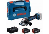 BOSCH GWS18V-11PS PROFESSIONAL Winkelschleifer, 2× 5,0 Ah, L-BOXX 06019N4302