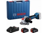 BOSCH GWX 18V-8 PROFESSIONAL Winkelschleifer mit X-LOCK, 2× 4,0 Ah, L-Boxx 06019N9102