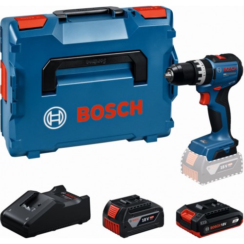 BOSCH GSB18V-52 PROFESSIONAL Akku-Schlagbohrschrauber, 2,0Ah+4,0Ah,L-BOXX 06019S0122 BOSCH GSB18V-52 PROFESSIONAL Akku-Schlagbohrschrauber, 2,0Ah+4,0Ah,L-BOXX 06019S0122