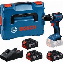 BOSCH GSB18V-52 PROFESSIONAL Akku-Schlagbohrschrauber, 3x 5,0Ah, L-BOXX 06019S0128