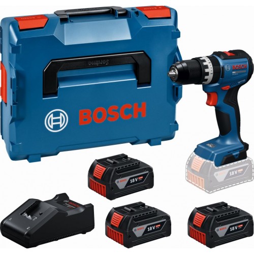 BOSCH GSB18V-52 PROFESSIONAL Akku-Schlagbohrschrauber, 3x 5,0Ah, L-BOXX 06019S0128 BOSCH GSB18V-52 PROFESSIONAL Akku-Schlagbohrschrauber, 3x 5,0Ah, L-BOXX 06019S0128