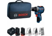 BOSCH GSR12V-31 PROFESSIONAL Akku-Bohrschrauber, 12V/2,0Ah+3,0Ah, Tasche 06019S6005
