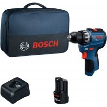 BOSCH GSR12V-31 PROFESSIONAL Akku-Bohrschrauber, 12V/2,0Ah, Tasche 06019S6012