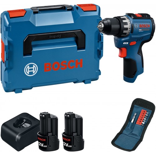 BOSCH GSR12V-31 PROFESSIONAL Akku-Bohrschrauber, 2x 12V/2,0Ah, L-BOXX 06019S6013 BOSCH GSR12V-31 PROFESSIONAL Akku-Bohrschrauber, 2x 12V/2,0Ah, L-BOXX 06019S6013