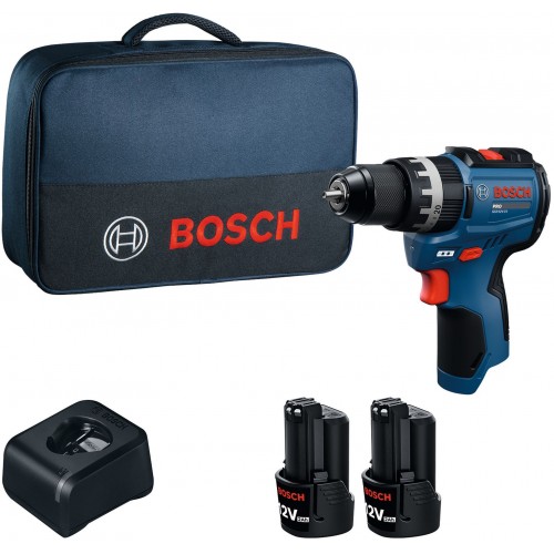 BOSCH GSB12V-31 PROFESSIONAL Akku-Schlagbohrschrauber, 2x 12V/2,0Ah, Tasche 06019S6102 BOSCH GSB12V-31 PROFESSIONAL Akku-Schlagbohrschrauber, 2x 12V/2,0Ah, Tasche 06019S6102