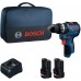 BOSCH GSB12V-31 PROFESSIONAL Akku-Schlagbohrschrauber, 2x 12V/2,0Ah, Tasche 06019S6102
