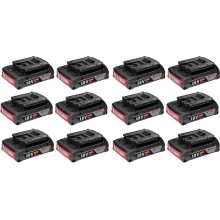 BOSCH GBA 18V 2.0Ah PROFESSIONAL Akku, 12 Stück 0602494002