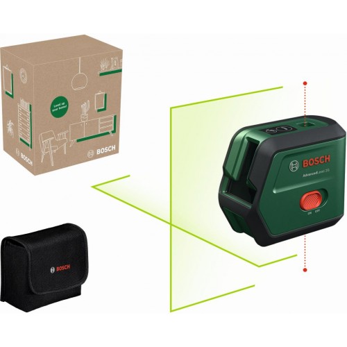 BOSCH AdvancedLevel 2G - Basic Kreuzlinien-Laser mit Lotfunktion 0603663GZ0