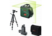BOSCH PLL360-15G UNI Kreuzlinien-Laser 360° + Stativ + Halterung 0603663K02