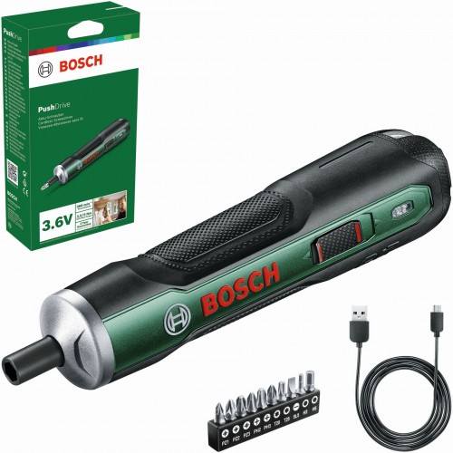 BOSCH PushDrive Akku-Schrauber 06039C6002