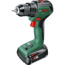 BOSCH UniversalDrill 18V-60 (1x 2,0Ah)+AL18V-20 Akku-Zweigang-Bohrschrauber 06039D7001