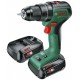 BOSCH UniversalImpact 18V-60(2x2,0Ah)+AL18V Akku-Zweigang-Schlagbohrschrauber 06039D7102