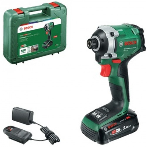 BOSCH UID 18V-210 Schlagschrauber mit 1× 2,0-Ah-Akku und Ladegerät 06039E7000