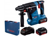 BOSCH GBH 187-LI PROFESSIONAL Bohrhammer mit SDS plus, 2x 5.0 Ah Li-Ion 0611923021