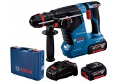 BOSCH GBH 187-LI PROFESSIONAL Akku-Bohrhammer, 2x 5Ah, GAL 1880, One Chuck 0611923120