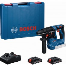 BOSCH GBH 18V-18 PROFESSIONAL Bohrhammer mit SDS plus, 2× GBA 2,0 Ah 0611927001