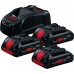 BOSCH Starter Set (3x ProCORE18V 4.0Ah 1x GAL 1880CV PROFESSIONAL) 0615990N2G