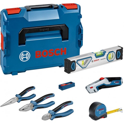 BOSCH PROFESSIONAL Set mit Zangen und verschiedenen Handwerkzeugen, 16-tlg 0615990N2S