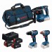 BOSCH GSR+GDX+GBH+3x5,0Ah+GAL 12V/18V-80 PROFESSIONAL 3-tlg. 18V Set 0615A50093
