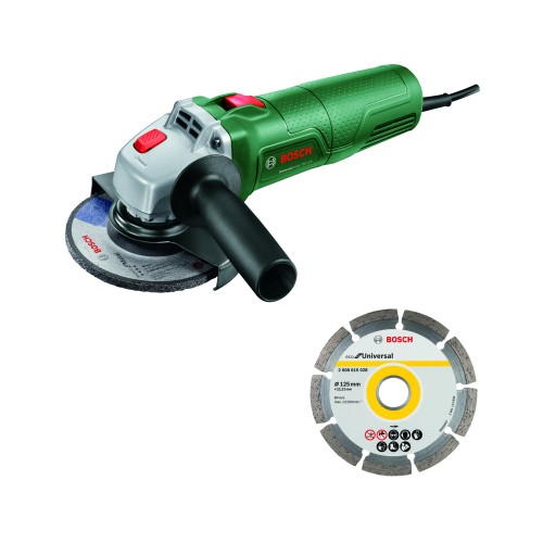 BOSCH UniversalGrind 750-125 Winkelschleifer + Scheibe 0615A5009E