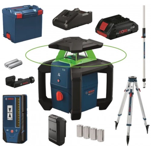 BOSCH GRL18V-3-31G+BT170+GR240 PROFESSIONAL Baustellen-Rotationslaser 0615A500DG