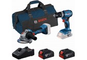 BOSCH PROFESSIONAL GSB 18V-45+GWS 18V-8+(2x 4.0 Ah + GAL 18V-40+Werkzeugtasche) 0615V0001Y