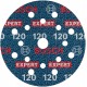 BOSCH EXPERT O780 Folienschleifscheibe, 125 mm, G120 2608902410