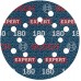 BOSCH EXPERT O780 Folienschleifscheibe, 125 mm, G180 2608902412