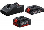 BOSCH Starter-Set 1 x GBA 18V 2.0Ah + 1 x GBA 18V 4.0Ah + GAL 18V-40 1600A01ZS9