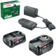 BOSCH Starter Set 18 V Ladegerät und 2× Akku 1600A027U9
