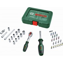 BOSCH 37-teiliges Ratschen-Set 1/4” 1600A039J6