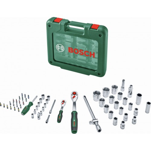 BOSCH 1/4"- + 1/2"-Ratschen-Set 60-teilig 1600A039J8 BOSCH 1/4"- + 1/2"-Ratschen-Set 60-teilig 1600A039J8