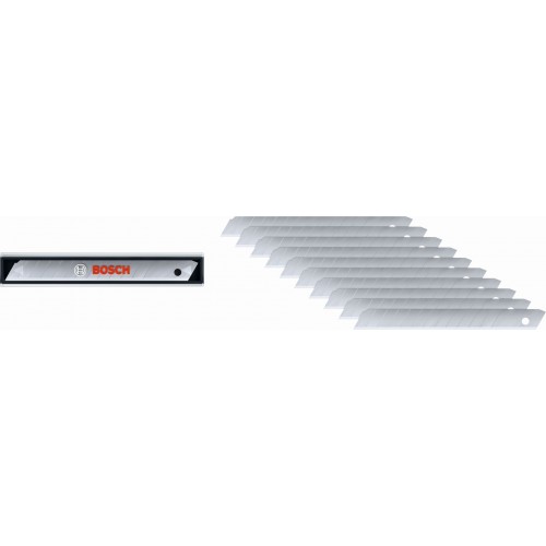 BOSCH Abbrechklingen 9 mm, 10 Stück 1600A039L5 BOSCH Abbrechklingen 9 mm, 10 Stück 1600A039L5