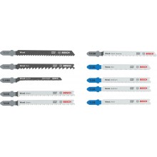 BOSCH Stichsägeblatt Set Wood and Metal Basic, 10-tlg. 2607012071