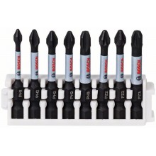 BOSCH Impact Control Schrauberbit-Set, 8-teilig 2608522328