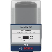 BOSCH Adapter für Diamantbohrkronen 1 1/4" UNC, G 1/2" 2608598043