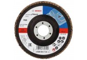 BOSCH Fächerschleifscheibe X431, Standard for Metal, 115 mm, 22,23 mm, 80 2608603714
