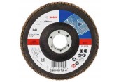 BOSCH Fächerschleifscheibe X431, Standard for Metal, 125 mm, 22,23 mm, 40 2608603716