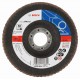 BOSCH Expert for Metal Fächerschleifscheibe X551, 125x22,23mm, 60, gewinkelt 2608606717