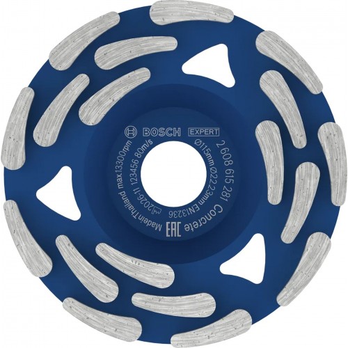 BOSCH EXPERT Concrete Diamanttopfscheibe 115 × 22,23 × 5 mm 2608615281 BOSCH EXPERT Concrete Diamanttopfscheibe 115 × 22,23 × 5 mm 2608615281