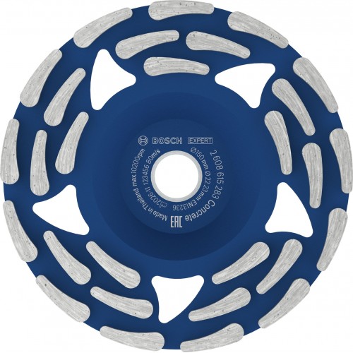 BOSCH EXPERT Concrete Diamanttopfscheibe 150 × 19/22,23 × 5 mm 2608615283 BOSCH EXPERT Concrete Diamanttopfscheibe 150 × 19/22,23 × 5 mm 2608615283