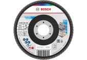 BOSCH X451 Fächerschleifscheibe, 115 x 22,23 mm, G80, T29, 2608626125
